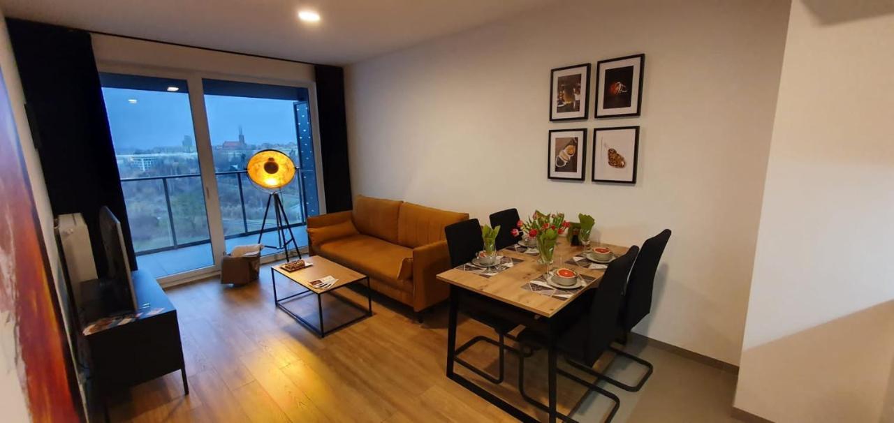 Apartament Bursztynowy Modern Tower Gdynia Zewnętrze zdjęcie
