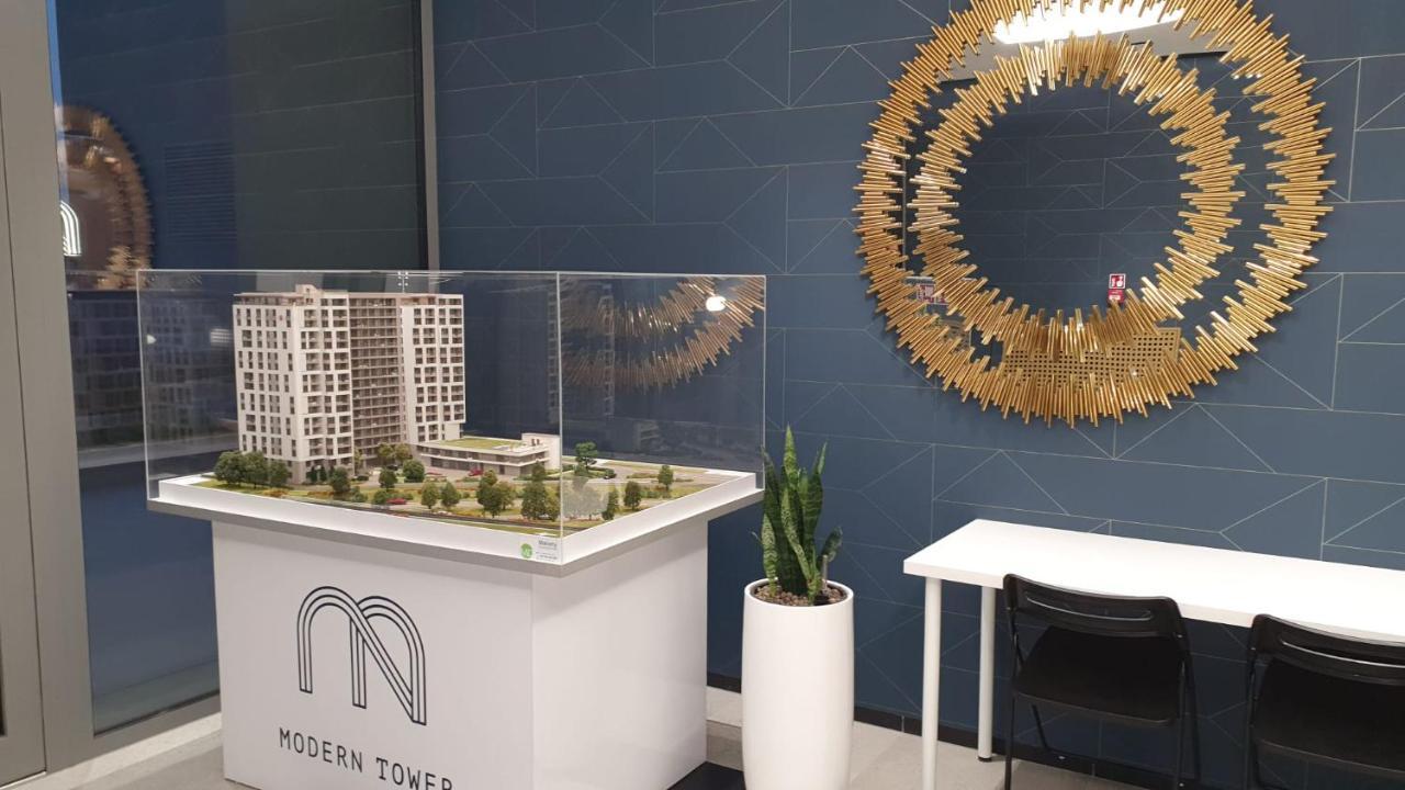 Apartament Bursztynowy Modern Tower Gdynia Zewnętrze zdjęcie